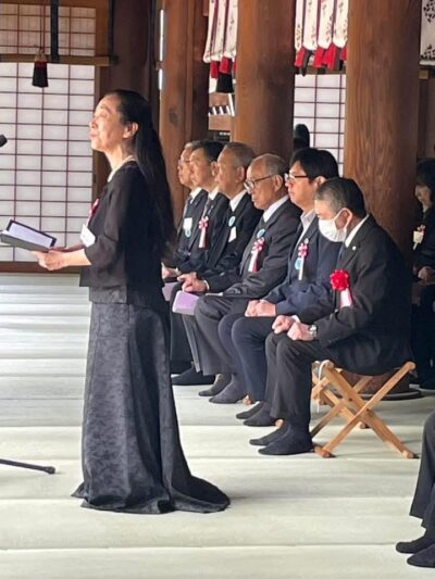 ソプラノ歌手 伊吹笑美子様による献歌：「ふるさと」「見上げてごらん夜の星を」